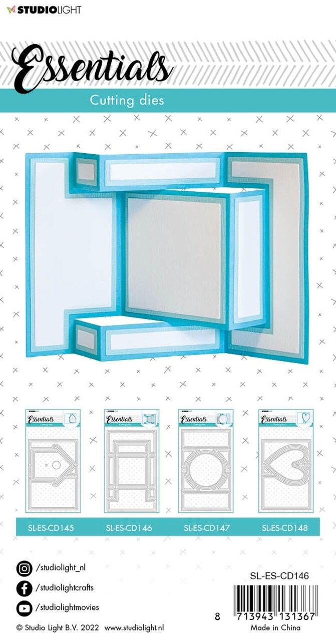 Studio Light SL Cutting Die Square Essentials 166x102x1mm 1 PC nr.146